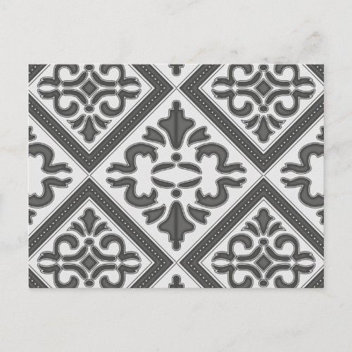 Geometric Pattern Lattice  Postcard