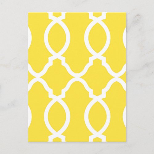 Geometric Pattern Lattice  Postcard