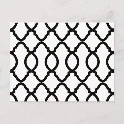 Geometric Pattern Lattice  Postcard