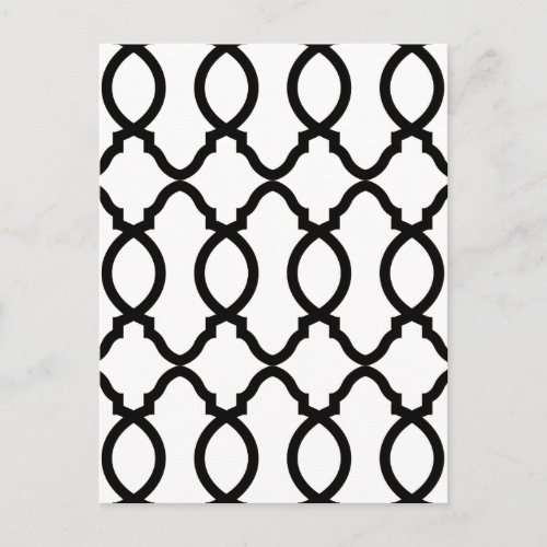 Geometric Pattern Lattice  Postcard