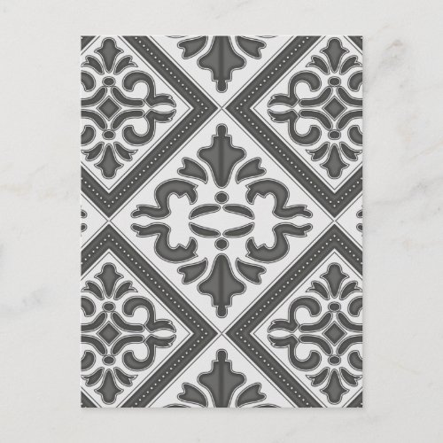 Geometric Pattern Lattice  Postcard