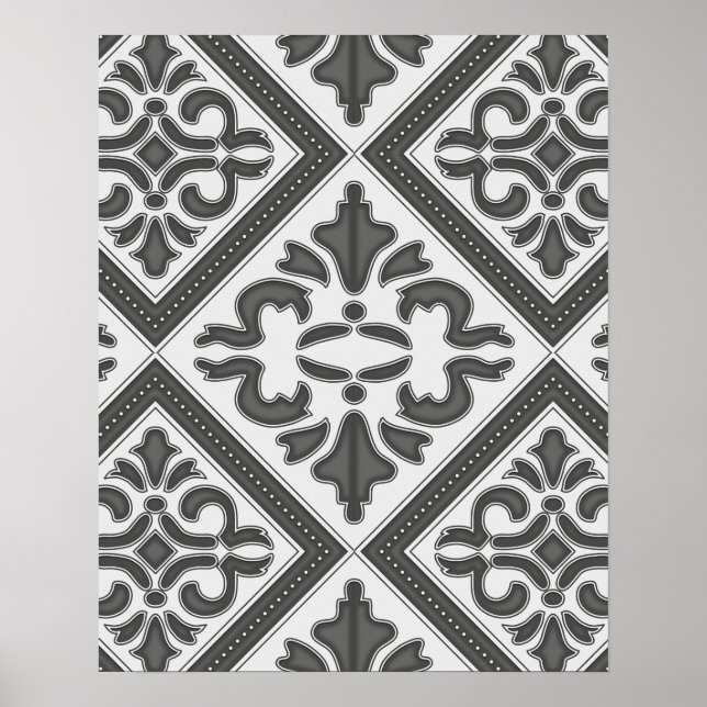 Geometric Pattern Lattice  Poster (Front)