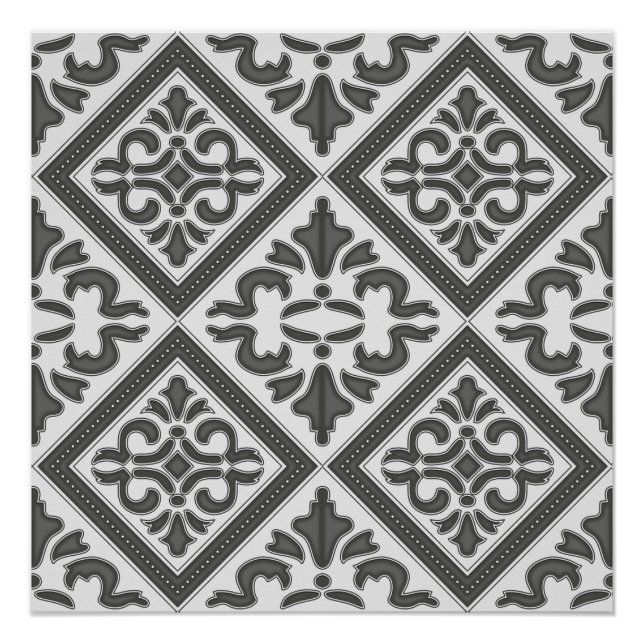 Geometric Pattern Lattice  Poster (Front)