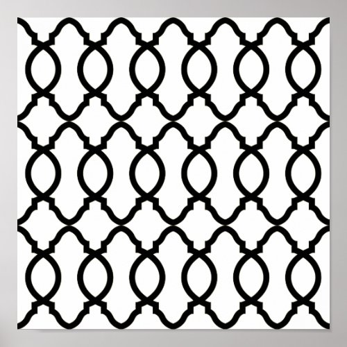 Geometric Pattern Lattice  Poster