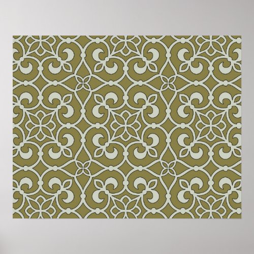 Geometric Pattern Lattice  Poster