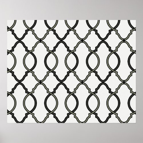 Geometric Pattern Lattice  Poster