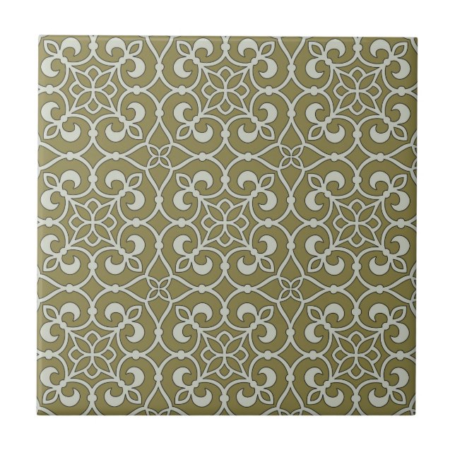 Geometric Pattern Lattice  Tile (Front)