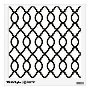 Geometric Pattern Lattice Wall Sticker