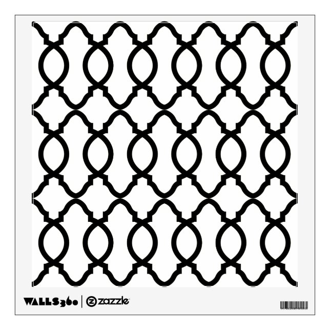 Geometric Pattern Lattice  Wall Sticker (Front)