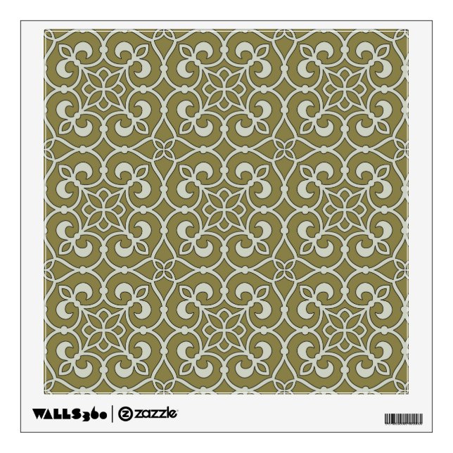 Geometric Pattern Lattice  Wall Sticker (Front)