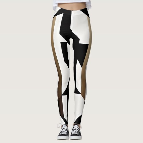 geometric pattern leggings