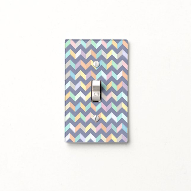Geometric Pattern Light Switch Cover (In Situ)