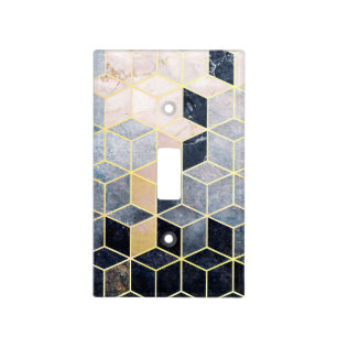 Geometric Pattern Light Switch Cover
