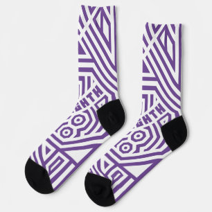 Geometric pattern LOGO  ONEIGHTH TOKYO Original Socks