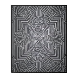 geometric pattern metal print