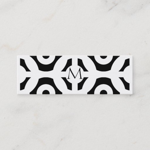 Customizable Geometric Pattern Business Card