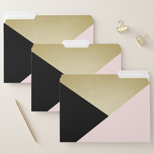 Geometric Pattern Modern File Folder (Set)