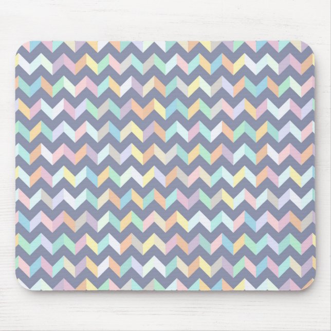 Geometric Pattern Mouse Pad (Front)