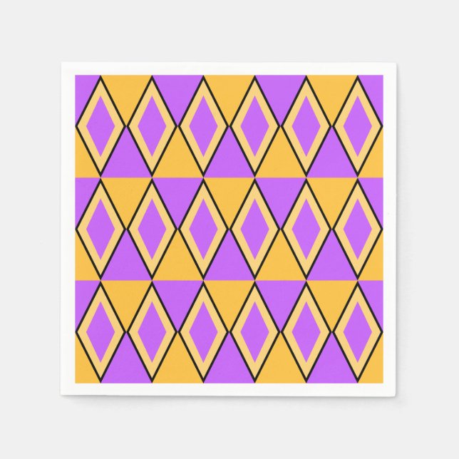 Geometric pattern napkins (Front)