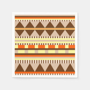 Geometric pattern napkins