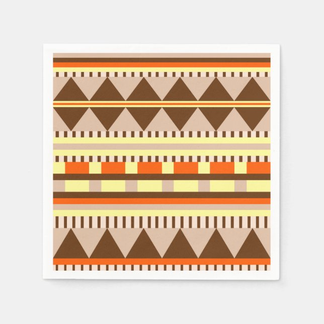 Geometric pattern napkins (Front)