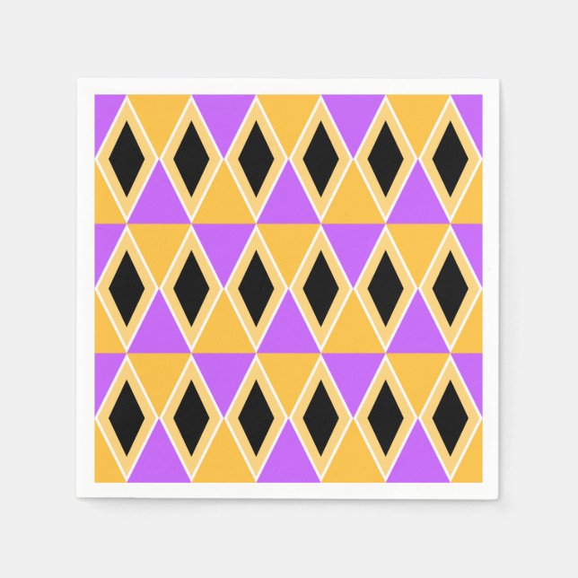 Geometric Pattern Napkins (Front)