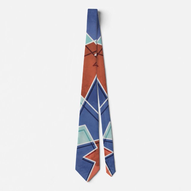 Geometric Pattern Neck Tie (Front)
