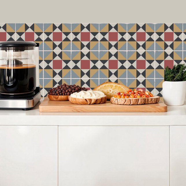 Geometric Pattern of Italian Villa Summer Tiles  (Creator Uploaded)