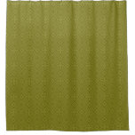 Geometric Pattern Of Two Tone Olive Green Retro Shower Curtain at Zazzle