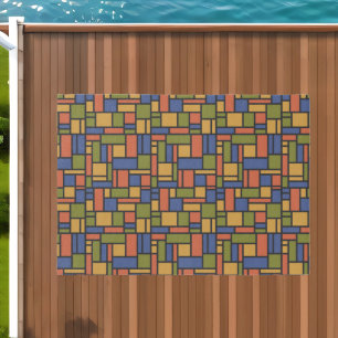 Geometric Pattern Outdoor Rug