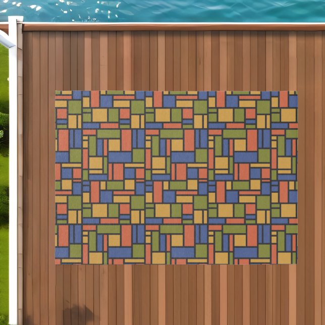 Geometric Pattern Outdoor Rug (Insitu (Outdoor 1))