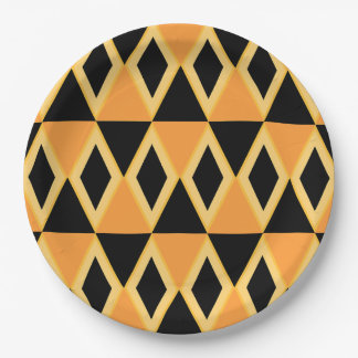 Geometric Pattern Paper Plates
