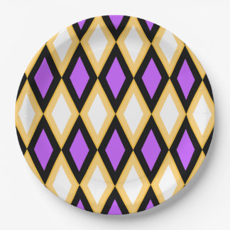 Geometric Pattern Paper Plates