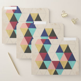Geometric Pattern Play III File Folder