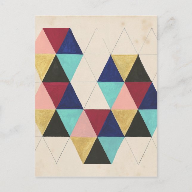 Geometric Pattern Play III Postcard (Front)