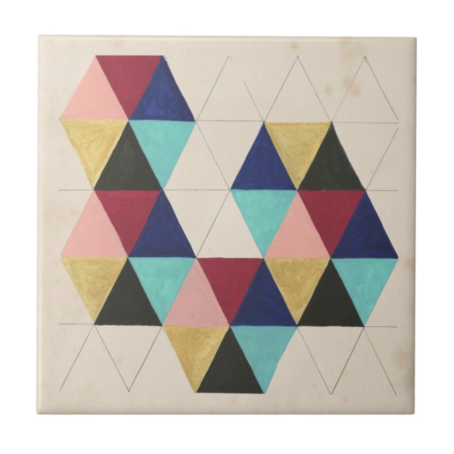 Geometric Pattern Play III Tile (Front)