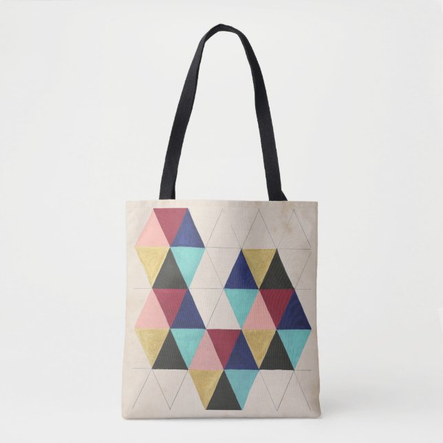 Geometric Pattern Play III Tote Bag (Front)