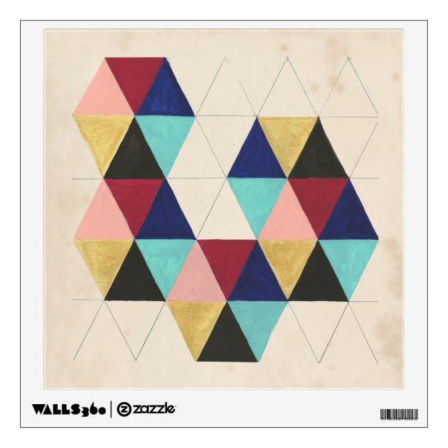 Geometric Pattern Play III Wall Sticker (Front)