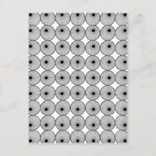 Geometric Pattern Postcard