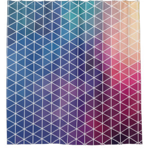 Geometric Pattern Shower Curtain