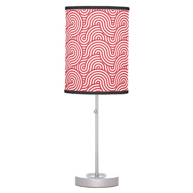 Geometric Pattern Table Lamp (Front)