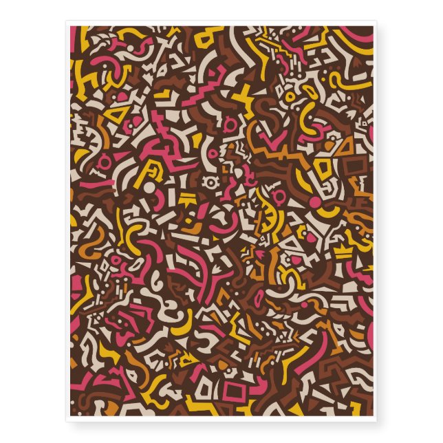 Geometric Pattern Temporary Tattoos (Front)