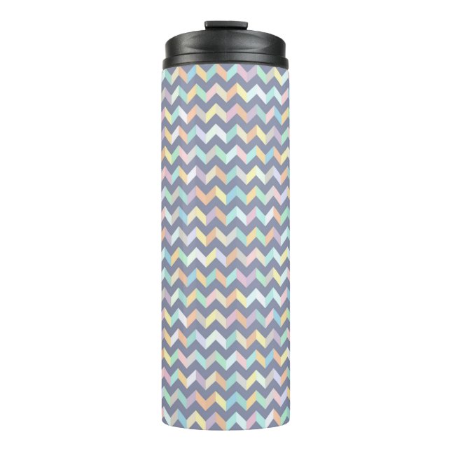 Geometric Pattern Thermal Tumbler (Front)