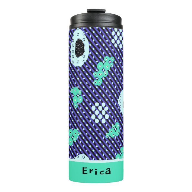Geometric pattern thermal tumbler (Front)
