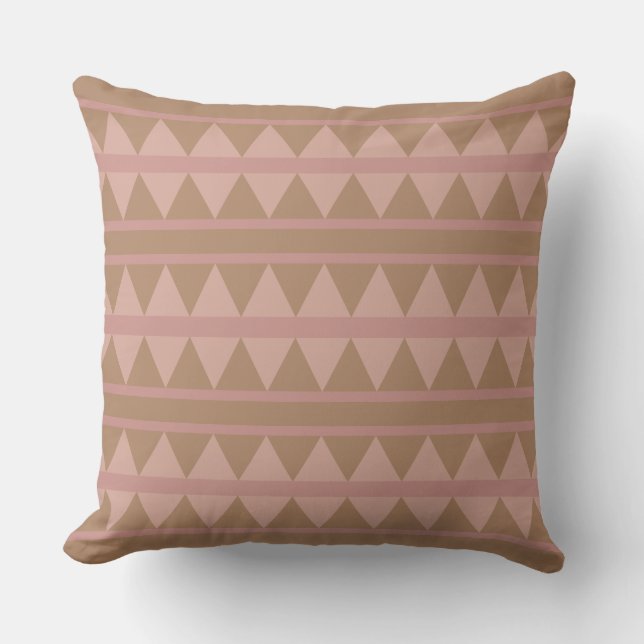 Geometric pattern throw pillows (Front)