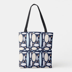 Geometric pattern tote bag