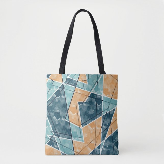 Geometric Pattern  Tote Bag (Front)