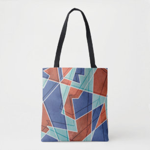Geometric Pattern Tote Bag