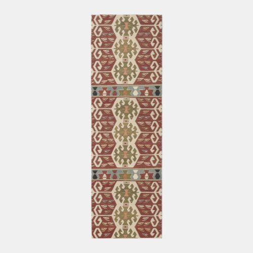 Geometric Pattern Turkish Kilim Style Runner