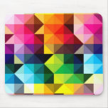 Geometric Pattern Vector Colorful Mousepad at Zazzle